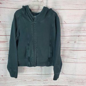 The North Face women's zip up hoodie sweatshirt Jacket Size XL Black